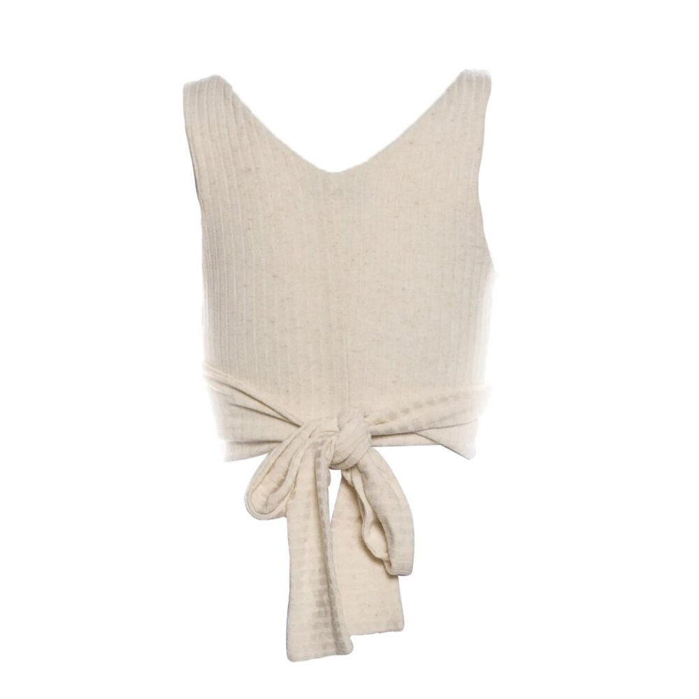 Reformation V-Neck Sleeveless Crop Top - Picture 2 of 7